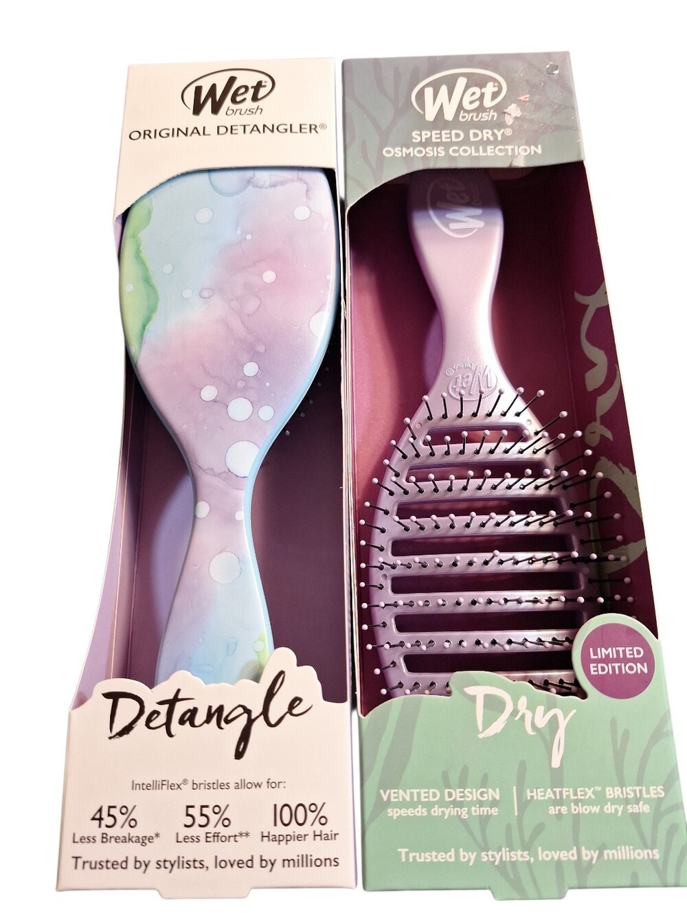 NWT Wet Brushes Limited Edition (Blue/Purple)